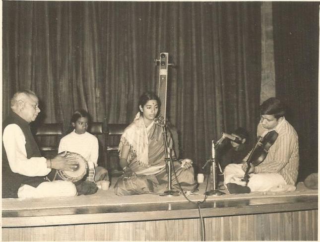 Vasundhra in concert in 1967-68